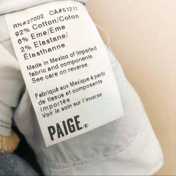 PAIGE jean shorts - size 28 - distressed - Picture 8 of 8